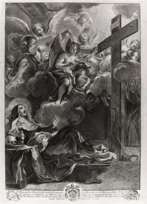 Visione della beata Giacinta Marescotti